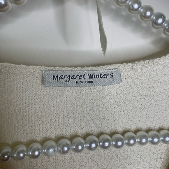 Margaret Winters Cream Cardigan - Picture 3 of 6